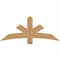 Ekena Millwork Alberta Smooth Timber Gable Bracket, Western Red Cedar, 60"W x 25"H x 5 1/2"D x 5 1/2"F, 10/12 Pitch GBW060X25X0606ALB00SWR - alternate 1